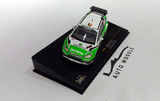 IXO Models Citroen C4 WRC #1 Rally De Wallonie White Green