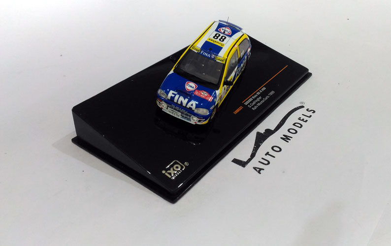 IXO Models Subaru Vivio RX-R #63 Monza Rally Blue Yellow