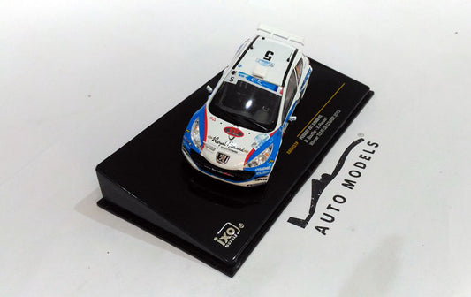 IXO Models Peugeot 207 S2000 #5 B.Bouffier-X.Panseri Tour De Cost White Blue