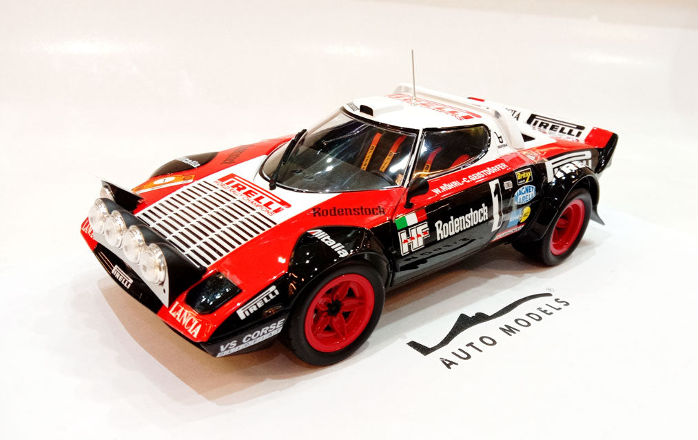 Kyosho Lancia Stratos 1976 Hunsruck N.1 White Red Black