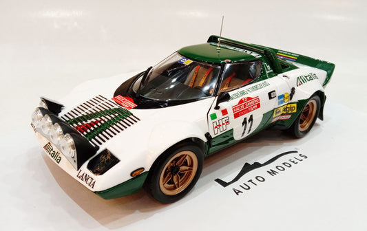 Kyosho Lancia Stratos 1975 Sanremo N.11 White