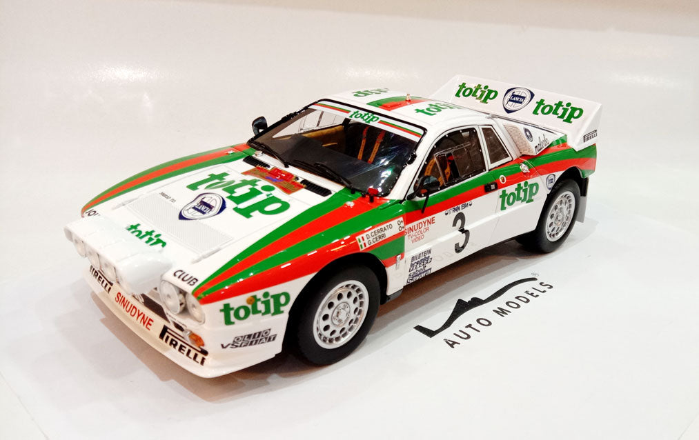 Kyosho Lancia Rally 037 1985 Elba N.3 White