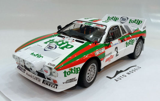 Kyosho Lancia Rally 037 1984 San Marino N.2 White