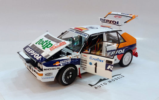 Kyosho Lancia Delta Intergrale 1993 Montecarlo N.1 White