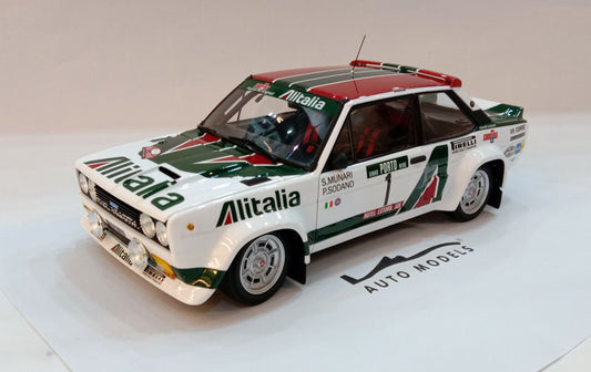 Kyosho Fiat Abarth 1978 Portugal N.1 White