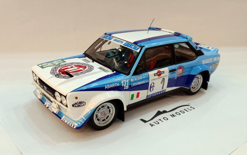 Kyosho Fiat 131 Abarth 1981 Costa N.1 White