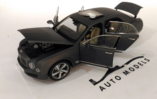 Kyosho Bentley Mulsane Speed Dark Grey Satin