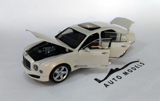 Kyosho Bentley Mulsanne Speed Ghost White