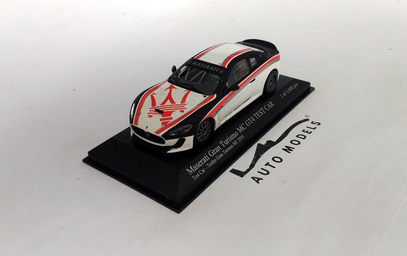 Minichamps Maserati Grandturismo MC GT4 Test Car Trofeo 2010 White