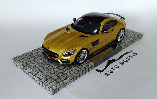 Minichamps Brabus 600 Auf Basic Mercedes Benz AMG GT S 2016 Gold