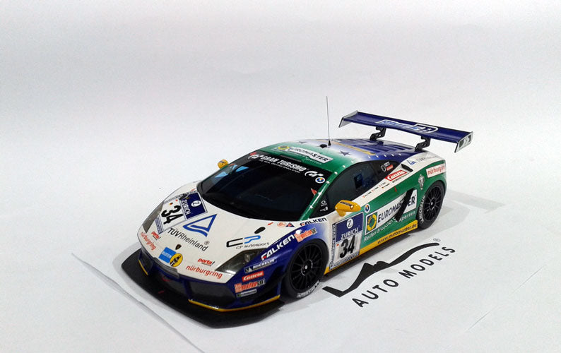 Minichamps Lamborghini Gallardo LP600 Reiter Engineerings 24hrs 2011 White Green