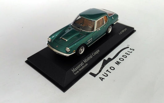 Minichamps Maserati Mistral Coupe 1966 Green Metallic