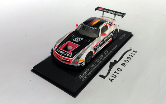 Minichamps Mercedes Benz SLS AMG GT3 Basseng FIA GT WC 2012 White Black