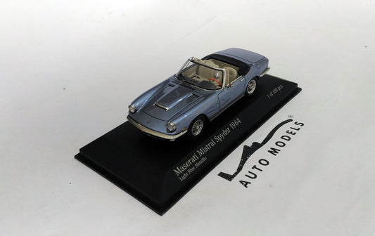 Minichamps Maserati Mistral Spider 1964 Light Blue