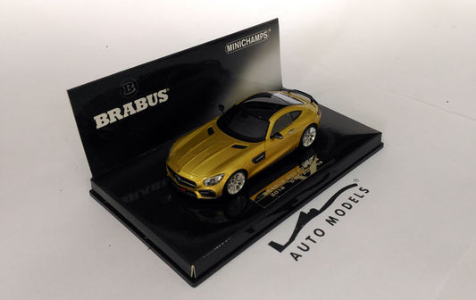 Minichamps Brabus 600 AUF Basis Mercedes Benz GT S 2016 Gold