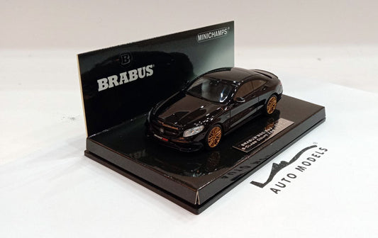 Minichamps Brabus Mercedes Benz S 63 AMG S-Class Coupe 2015 Black