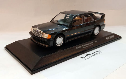 Minichamps Mercedes Benz 190E 2.5 Evo 1 Blue Black Metallic