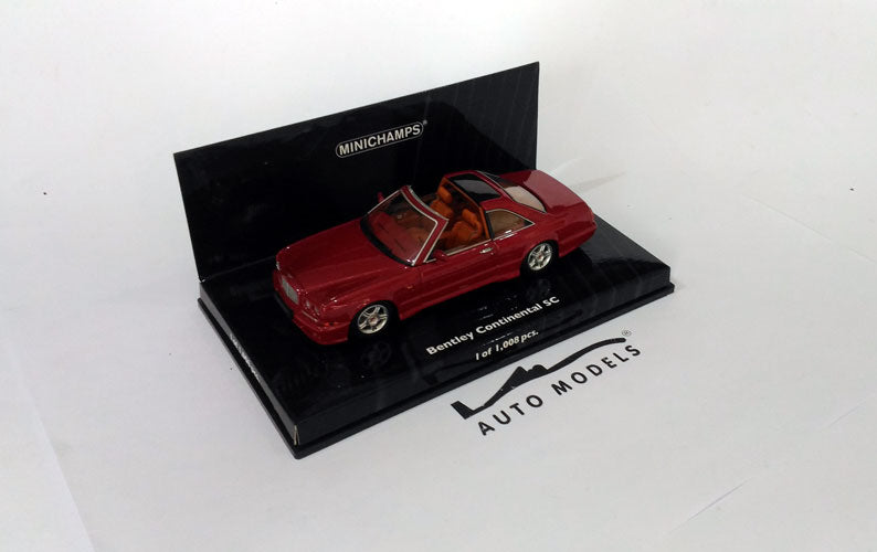 Minichamps Bentley Continental SC 1996 Red Metallic