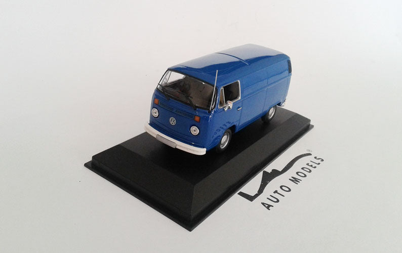Minichamps Volkswagen T2 Delivery Van 1972 Blue – Automodels Indonesia