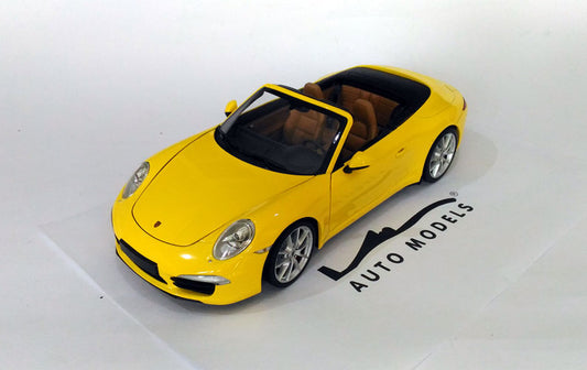 Minichamps Porsche 911 Carrera S Cabrio (991) 2012 Yellow