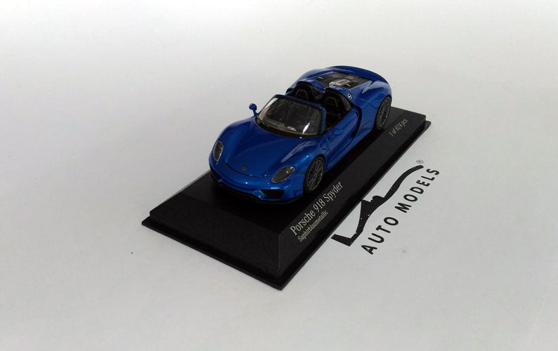 Minichamps Porsche Spyder Final 2013 Blue Metallic