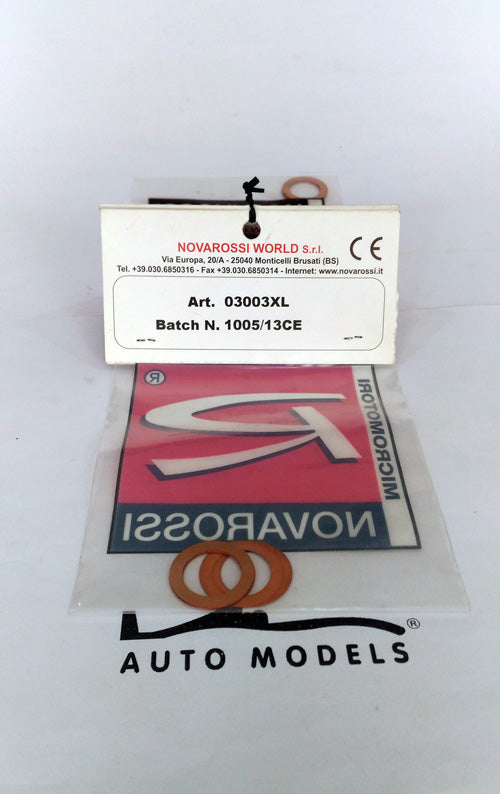 Novarossi Head Gasket 3.5cc Extra Long Stroke 022.8x15.9 Shim 0.20mm Copper
