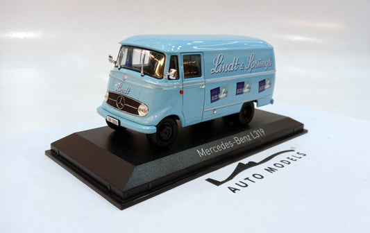 Norev Mercedes Benz L319 1957 Lindt&SPRUNGLI Light Blue