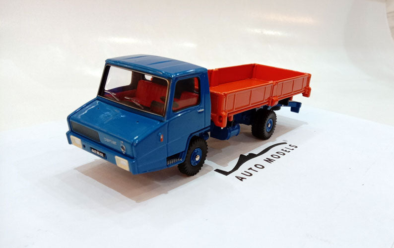 Norev Berliet Stradair Benne Basculante Laterale Orange & Blue