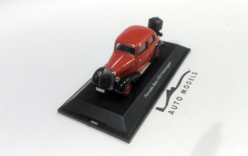 Schuco Mercedes Benz 170V Gasogeno Holzvergaser Red Black