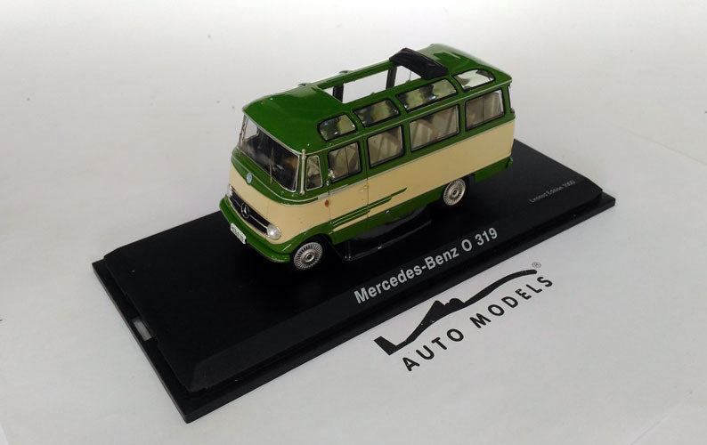 Schuco Mercedes Benz O319 Minibus Beige Green