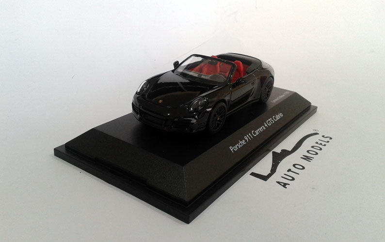 Schuco Porsche 911 Carrera 4 GTS Cabrio Black
