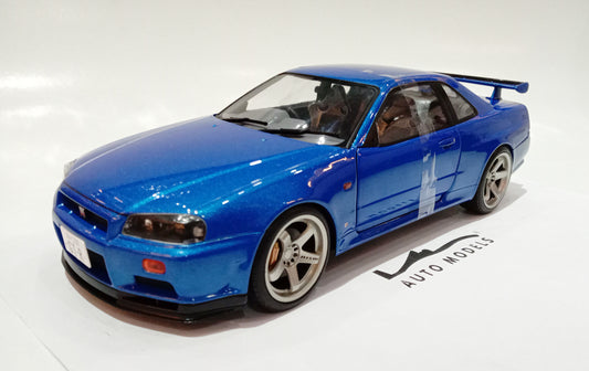 Solido Nissan Skyline R34 GT-R Bayside Blue 1999