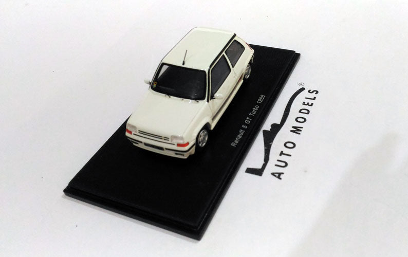 Spark Model Renault R5 GT Turbo 1988 White