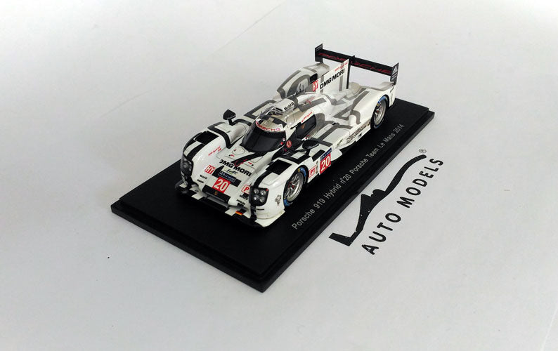 Spark Model Porsche 919 Hybrid N.20 Le Mans 2014 White