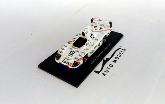 Spark Model Porsche 936/81 Team Porsche System N.12 24h Le Mans 1981 J. Mass - V.Schuppan - H. Haywood White