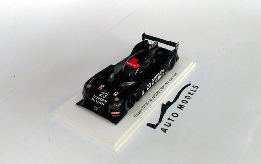 Spark Model Nissan GT-R LM Nismo N.23 24h Le Mans LMP1 Test Car 2015 Black