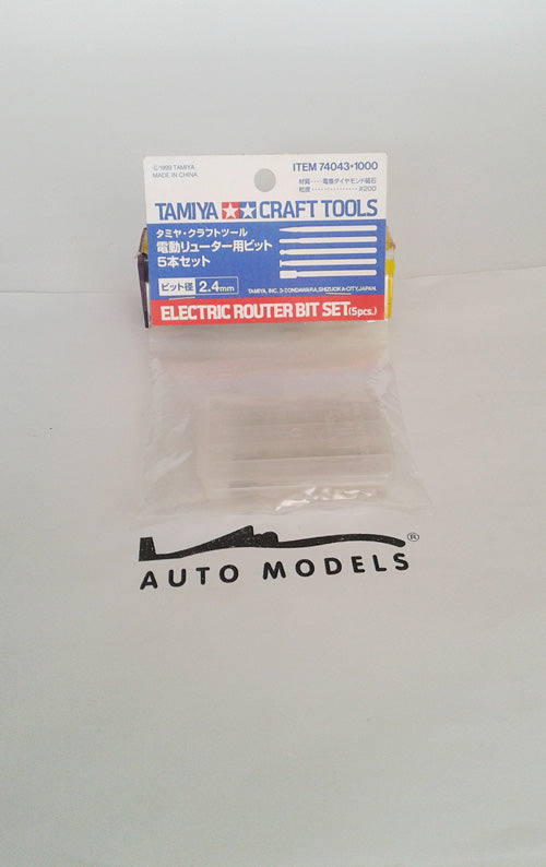 Tamiya Craft Tools Electric Router Bit Set