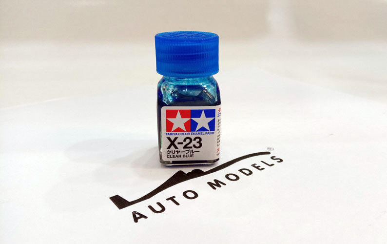 Tamiya X-23 Clear Blue Enamel Paint