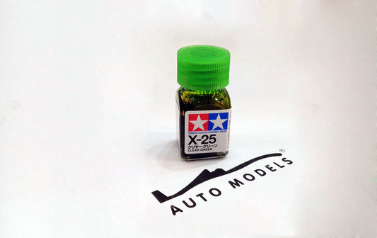 Tamiya X-25 Clear Green Enamel Paint