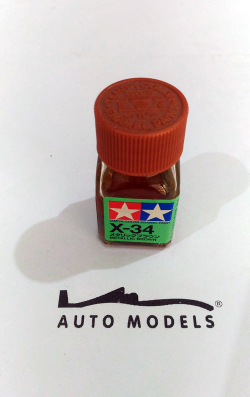 Tamiya X-34 Metallic Brown Enamel Paint