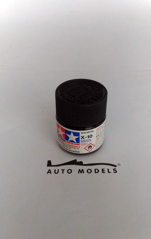 Tamiya X-10 Gun Metal Acrylic Mini Paint