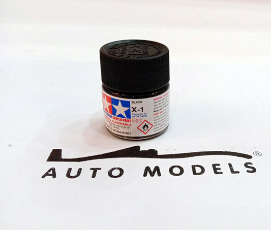 Tamiya X-1 Black Acrylic Mini Paint