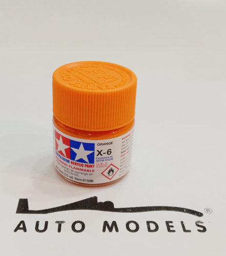 Tamiya X-6 Orange Acrylic Mini Paint