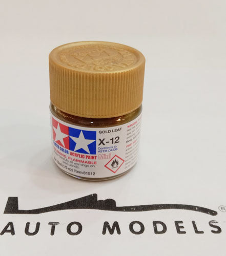 Tamiya X-12 Gold Leaf Acrylic Mini Paint