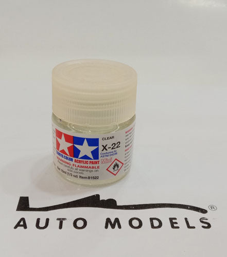 Tamiya X-22 Clear Acrylic Mini Paint