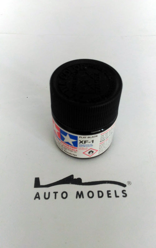 Tamiya XF-1 Flat Black Acrylic Mini Paint
