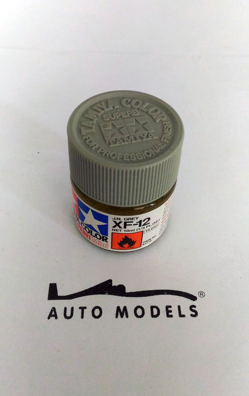 Tamiya XF-12 Flat J.N. Grey Acrylic Mini Paint