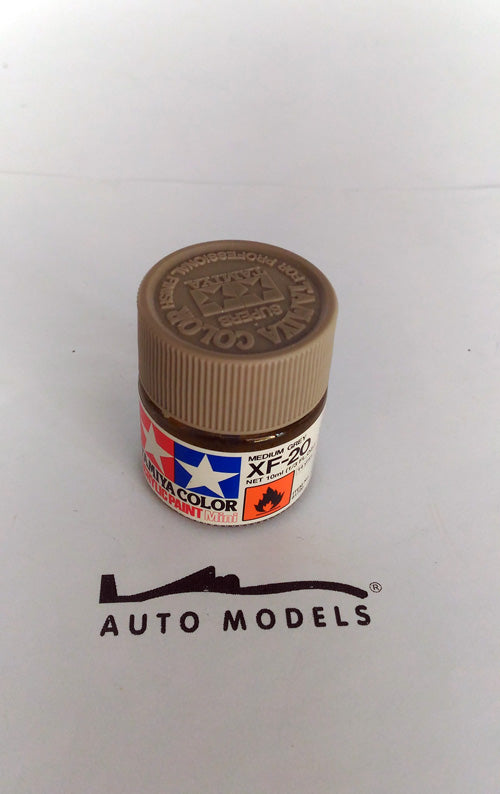 Tamiya XF-20 Flat Medium Grey Acrylic Mini Paint