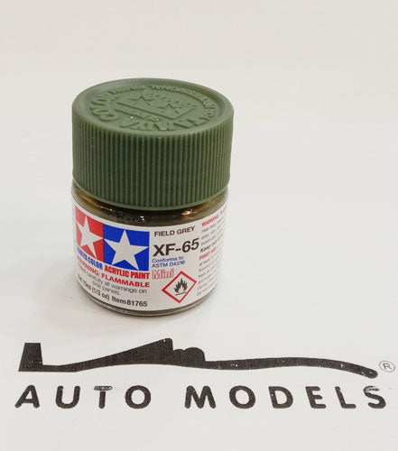 Tamiya XF-65 Flat Field Grey Acrylic Mini Paint