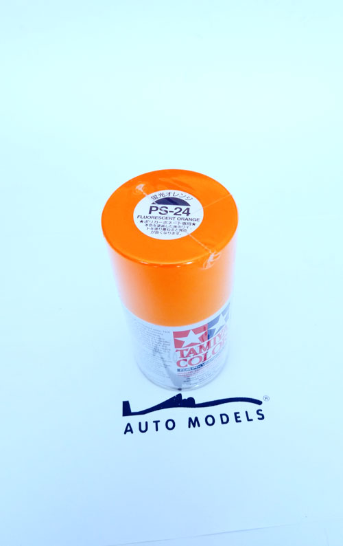 Tamiya PS-24 Fluorescent Orange Spray Paint